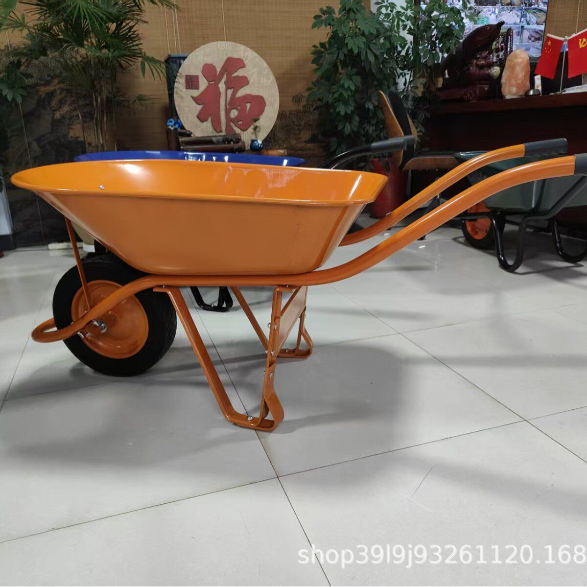 载重搬运车独轮车农用手推车工地建筑小推车单轮斗车