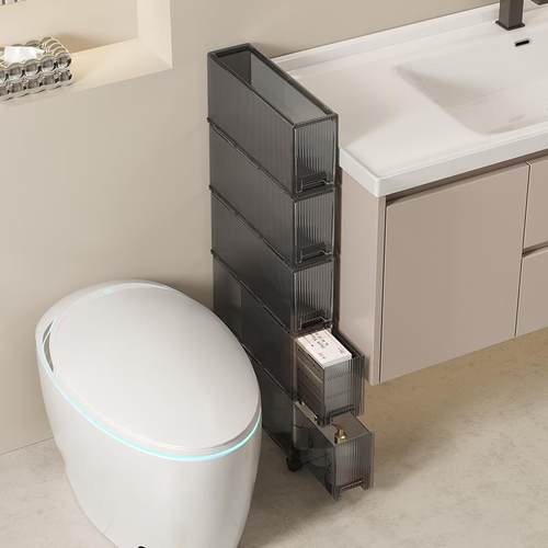 12/13/14cm浴室马桶夹缝柜子卫生间厕所缝隙柜防水密封杂物超窄柜