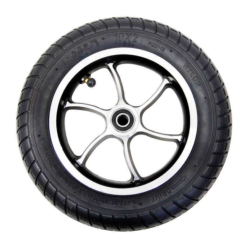 电动轮椅配件大全前轮轮子8寸200x50前小轮10寸10x2万向轮实心胎