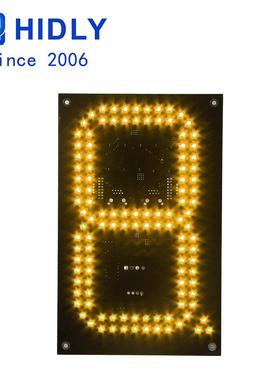 东莞8字数字板LED数字板油价显示牌加油站加油机8寸黄色油价牌