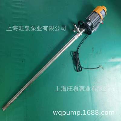 上海旺泉HD-EX2-V+SS304-1000 3A卫生级插桶泵、防爆卫生级抽液泵