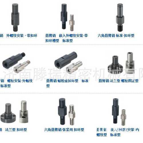 悬臂销/铰链销，FXCC  FXNCC PFXCC  PFXNCC SFXCC  SFXNCC