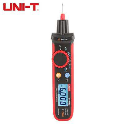 UNI-T优利德笔式万用表高精度真有效值智能防烧电压表电工UT118C