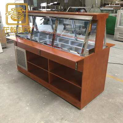 saladbar 木沙拉台 buffet 开放式自助餐沙拉台 沙律台 自助餐台