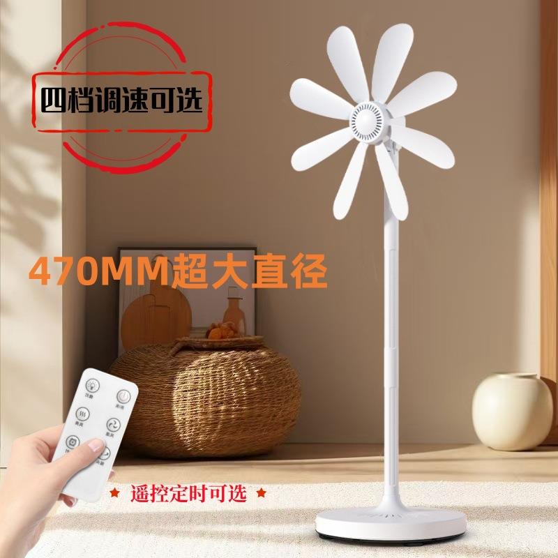 电风扇无网罩落地扇家用轻音办公室宿舍立式台式学生宿舍风力小型