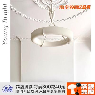 法式Athena Calderone石膏客厅吊灯设计师复古别墅卧室餐厅奶油灯