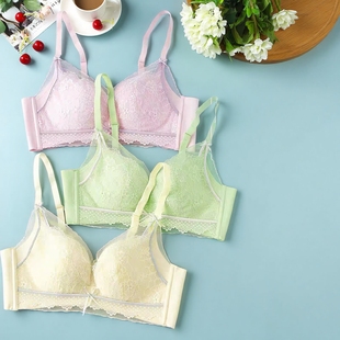 香蜜闺秀B杯薄款 24212016健康棉无钢圈内衣轻盈羽翼杯无勒感文胸