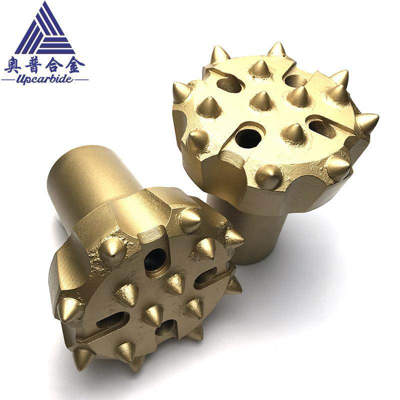 株洲厂家T38/T45/T51/T60/ST68顶锤式钻具螺纹连接钻头风压潜孔钻