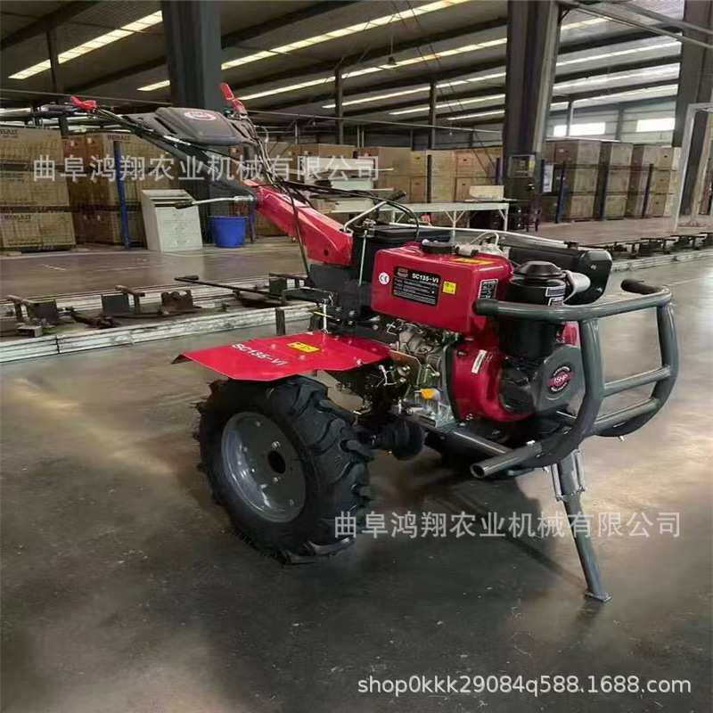 18马力电启动柴油耕地机 手扶式农用旋耕机 硬地深翻犁田开沟机