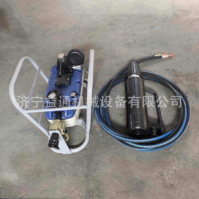 矿用锚索张拉机具MQ18气动MS15手动电动22退锚器千斤顶锚杆拉力计