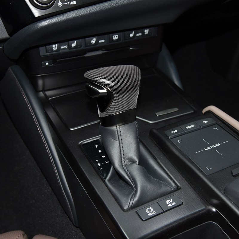 适用于雷克萨斯ES排挡头碳纤UX档把头贴改装 装饰ES260内饰配件
