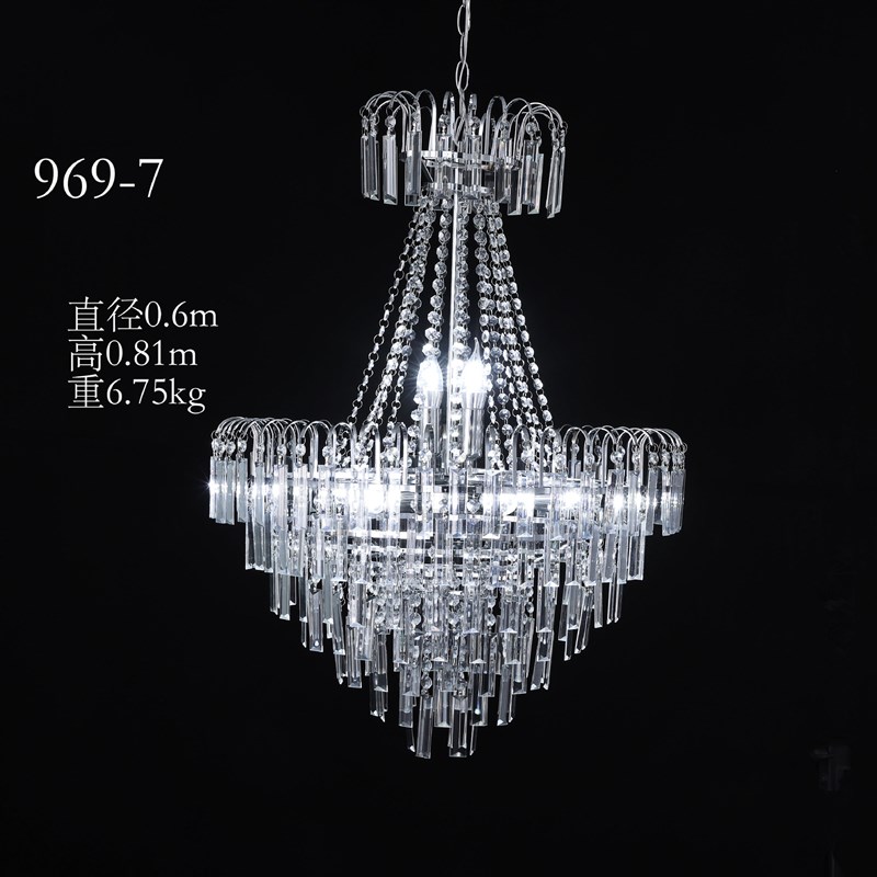 源厂供货婚庆欧式水晶吊灯电镀铁艺金色吊灯婚礼装饰布置道具灯具