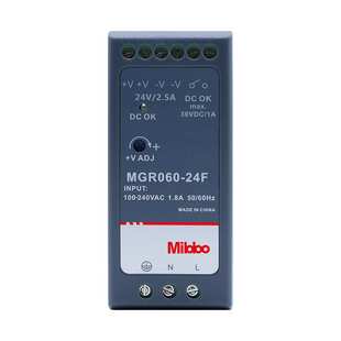 Mibbo米博MGR 系列开关电源超薄导轨安装电源大功率