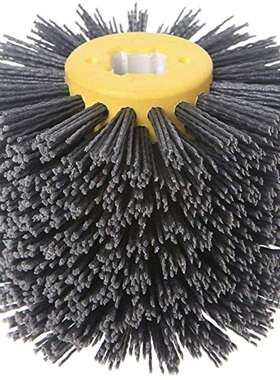 磨料尼龙线绘图轮鼓抛光抛光刷适木质家具地板抛光120x100mm