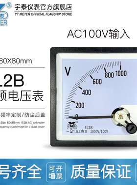 6L2B 1000V/100V 1500V 2000V 3000V4000V中频炉电压表指针ACcp80