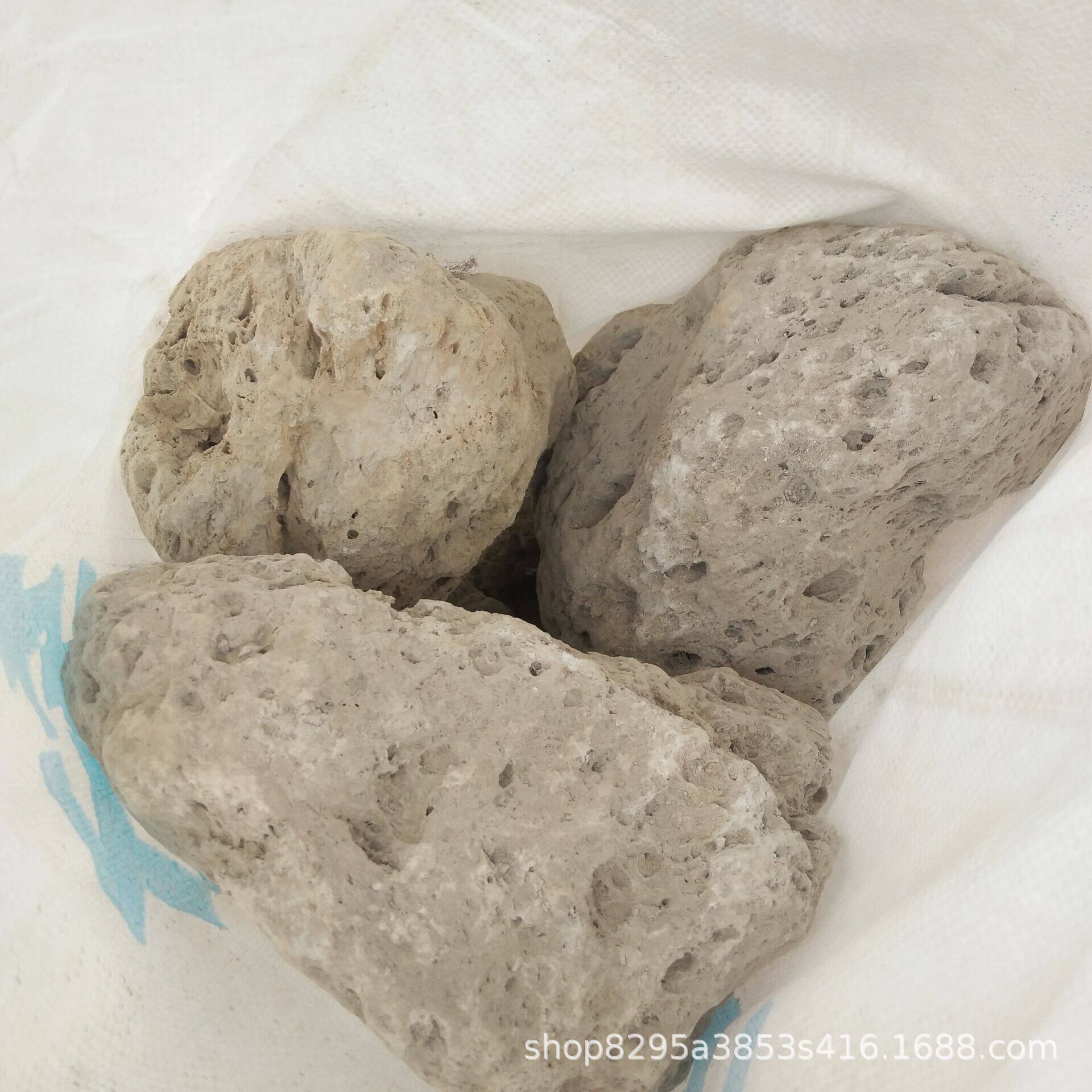 供应20-30㎝鱼缸造景装饰大块轻石园艺花卉填充用轻石颗粒兰花石