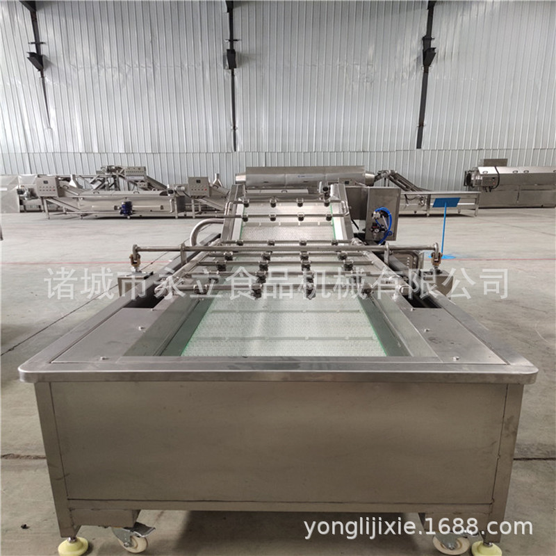 小龙虾清洗加工线 虾尾速冻挂冰复冻流水线 水产加工设备 龙虾线