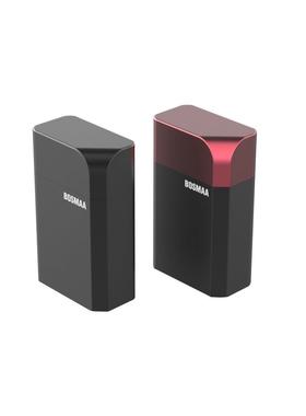 BOSMAA汽车钥匙屏蔽盒子KB025数控铝制金属CNC转轴翻盖磁铁吸合盒