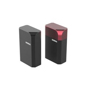 BOSMAA汽车钥匙屏蔽盒子KB025数控铝制金属CNC转轴翻盖磁铁吸合盒