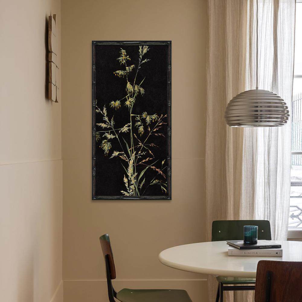 法式小众艺术客厅装饰画餐厅玄关中古风轻奢壁画黑白简约谷物挂画