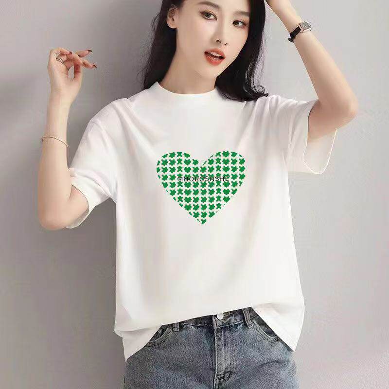 2026夏季新款潮牌T恤男女穿搭重磅宽松百搭圆领短袖t恤3