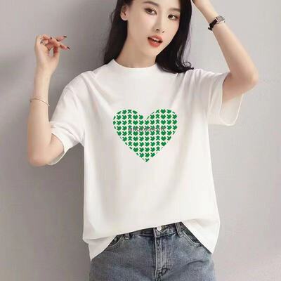 2026夏季新款潮牌T恤男女穿搭重磅宽松百搭圆领短袖t恤3