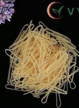 6CM乳胶橡皮筋乳胶圈乳白色皮筋高弹力皮筋