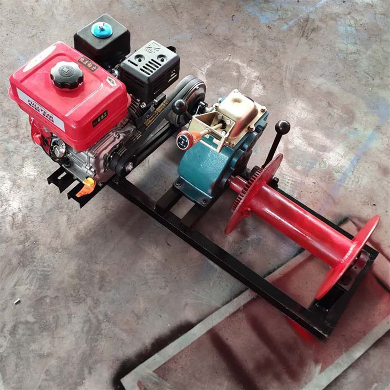 出售快中快柴油绞磨机 电缆牵引器 5吨8吨电动卷扬机拉缆机