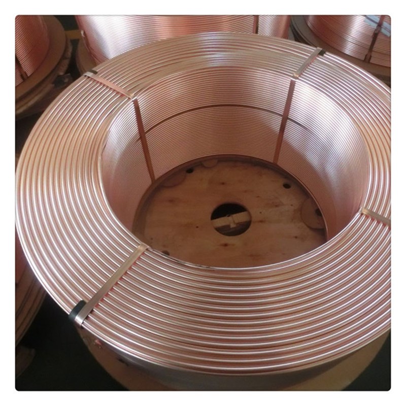 厂家供应 TP2空调紫铜管  制冷r410a包塑冷媒管 可代加工任意长度