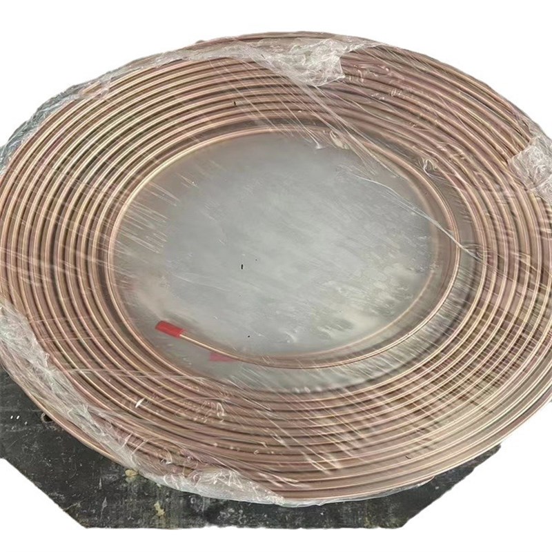 宏泰R410A蚊香盘管空调Tp2紫铜盘管制冷铜管15米 30米定尺铜管