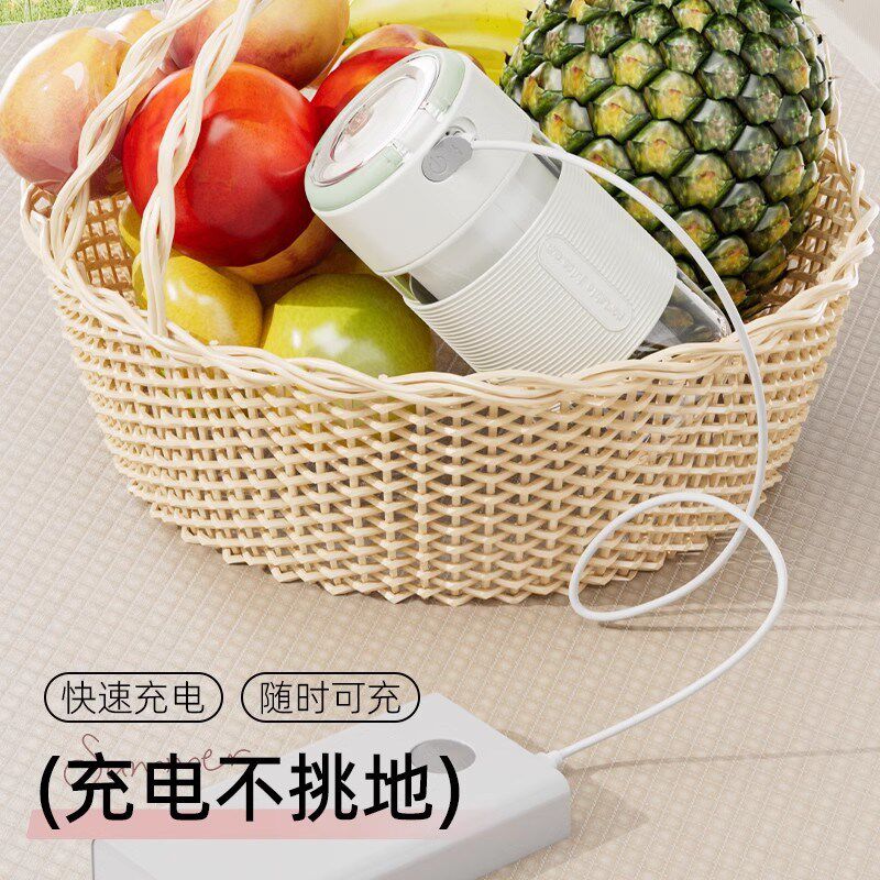 玻璃杯榨汁杯果汁机辅食机充电动迷你水果小型便携式榨汁机