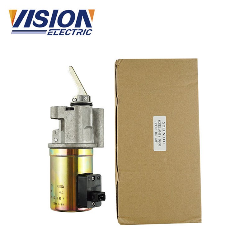 0419 9900 12V/24V  发电机组件熄火电磁阀 电磁铁停车电磁阀