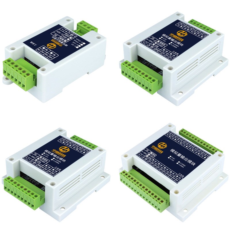 12路485/CAN转模拟量输出电压电流输出4-20mA 0-5V 0-10V工业级