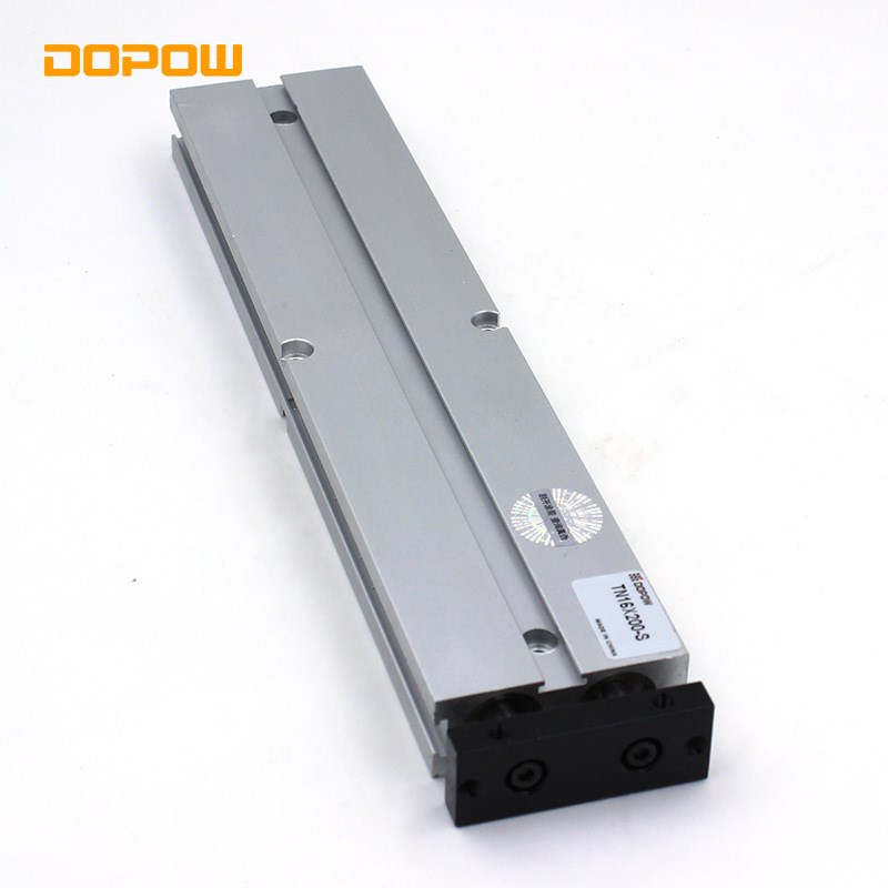 TN非标气缸双轴气缸双杆气缸铝TDA气动气缸20*20缸径双出双活塞