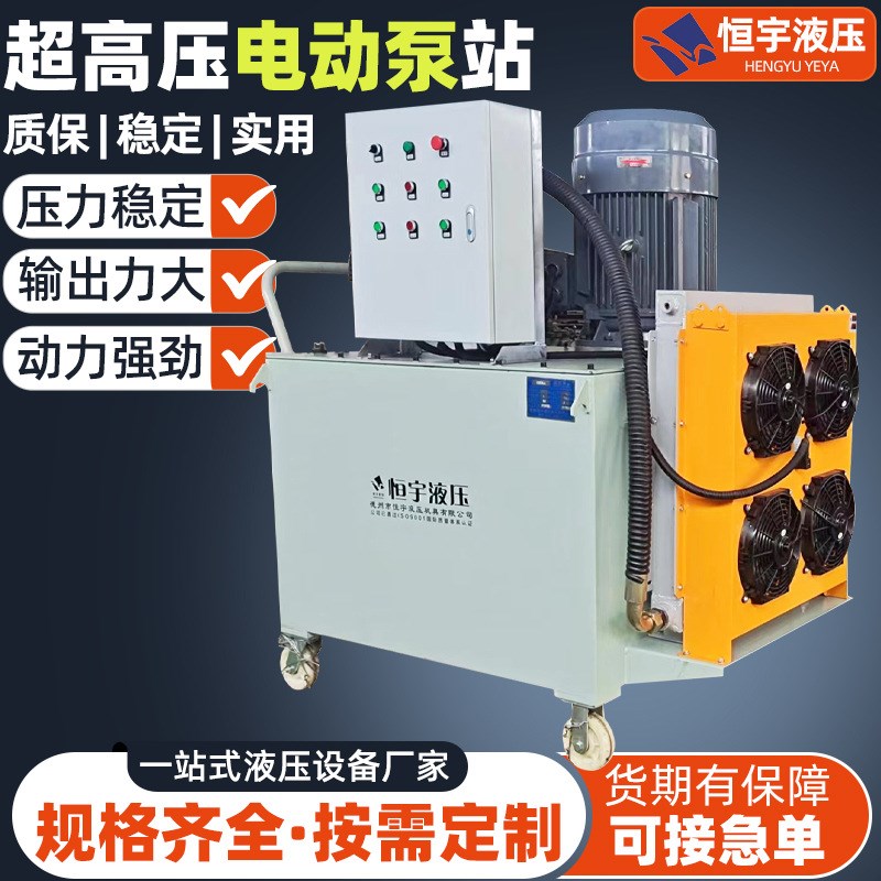 非标电动液压泵千斤顶小型液压泵站工程机械双向超高压电动液压泵