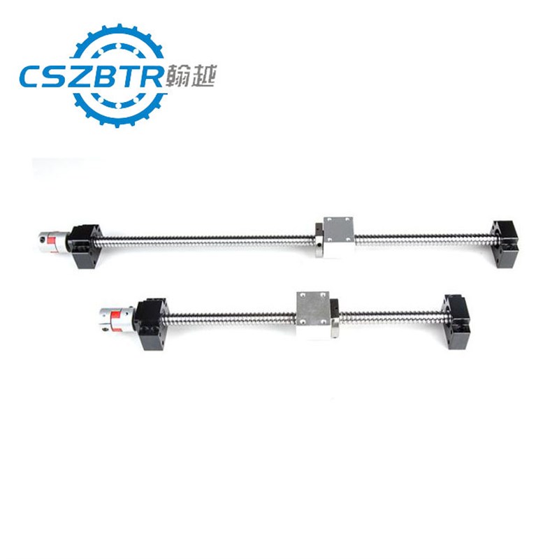 工厂直供丝杆 套装滚珠丝杆加工 SFU2010螺母螺母座支撑座联轴器