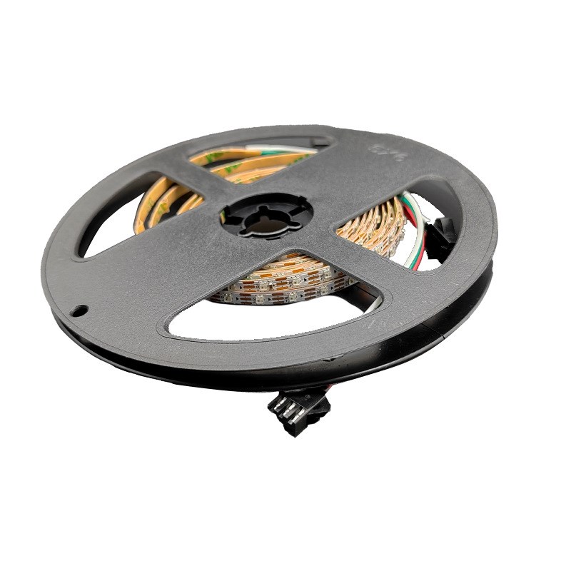 WS2815-2020-12V窄板4mm宽幻彩灯带低功耗5米无压降可编程