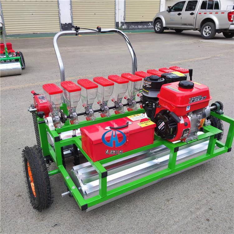 多用途小颗粒白菜萝卜精播机手推式多行播种机六档可调速