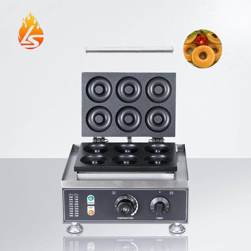 电热六格甜甜圈机双面加热甜麦圈面包机商用甜甜圈机烘焙华夫炉机,厨房电器,其他商用厨电,淘宝优惠券,粉丝福利购,淘宝优惠卷
