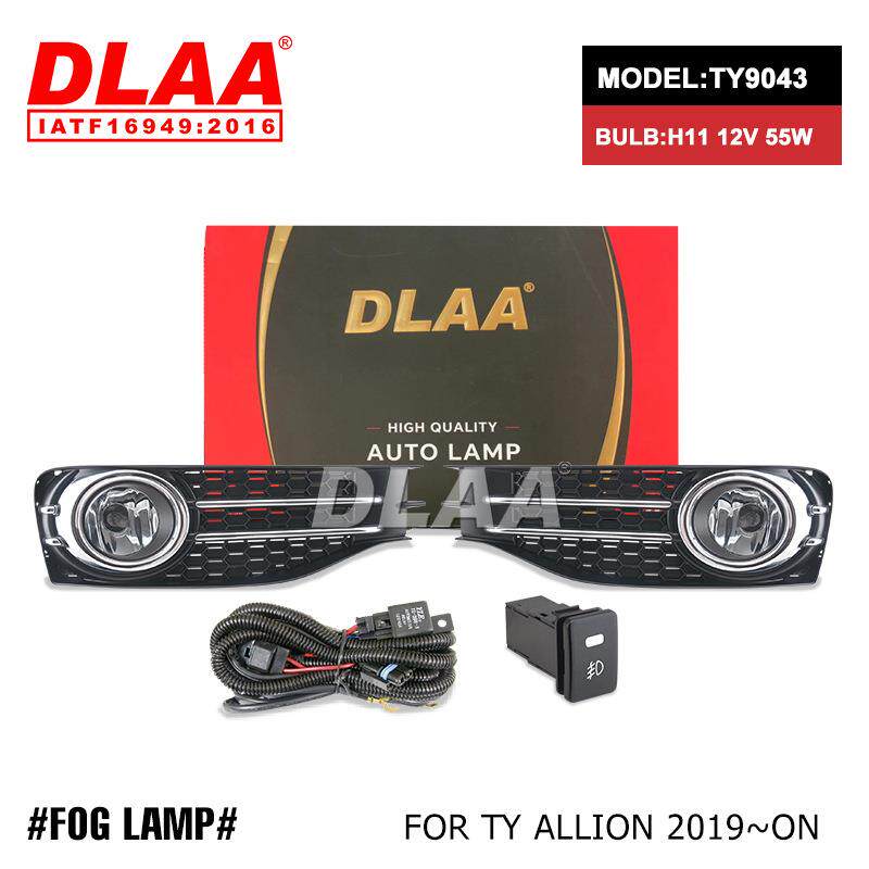 DLAA适用于丰田ALLION亚洲龙汽车雾灯2019款卤素车灯工厂