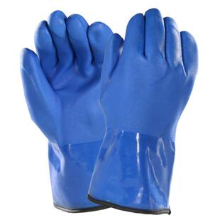 海太尔10-235PVC橡胶30厘米防滑耐磨防寒防水防化手套