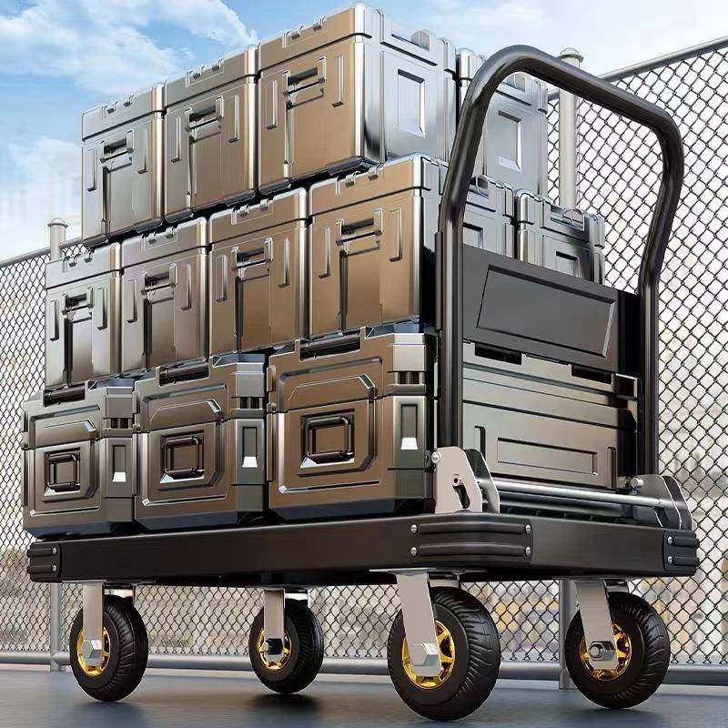 小推车拉货手拉车折叠家用拖车平板车仓库推货钢板静音手推车直销,收纳整理,烫衣板及配件,淘宝优惠券,粉丝福利购,淘宝优惠卷