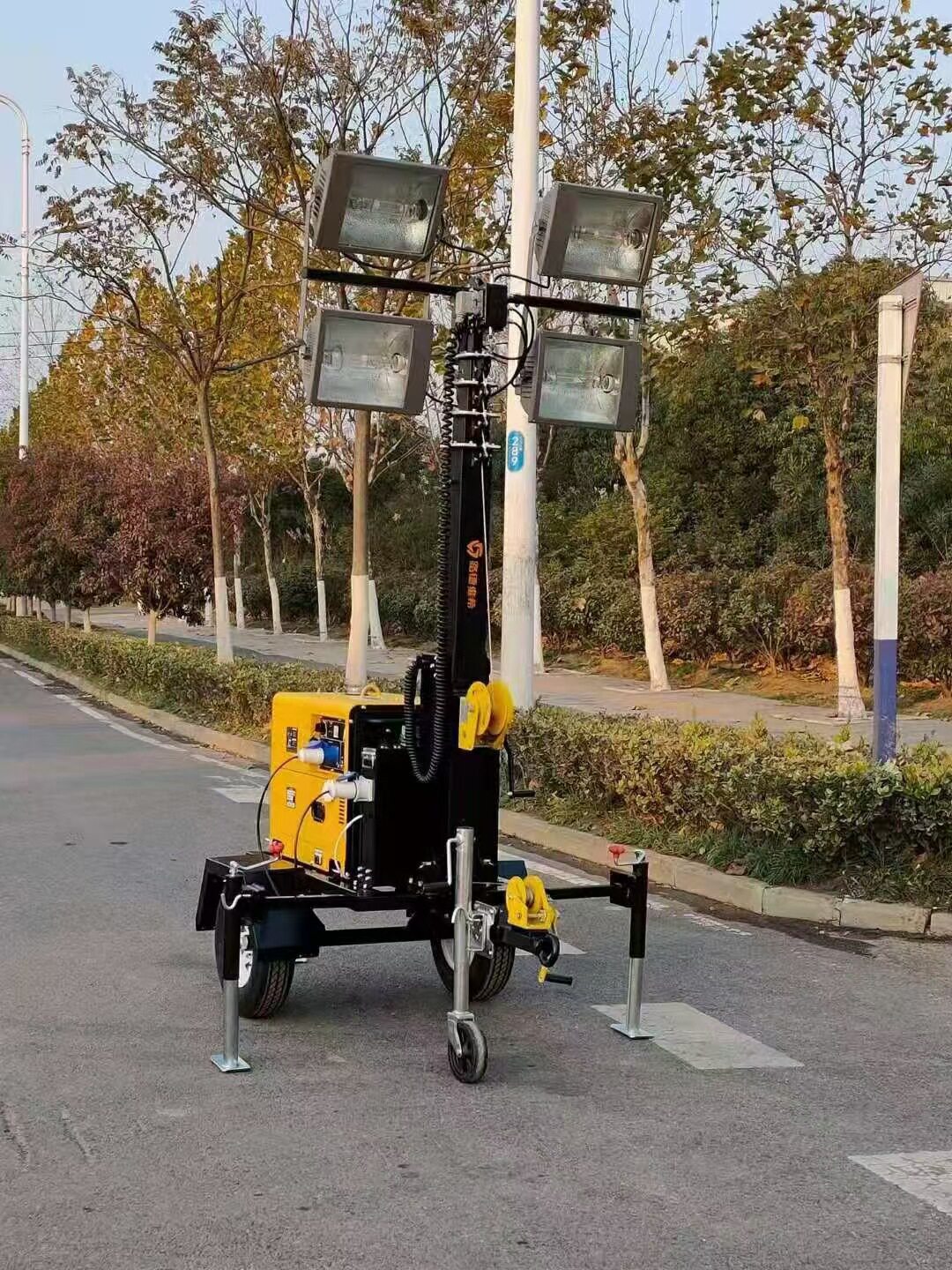 自动照明车220伏照明泛光工作灯2kw3kw5kw多选