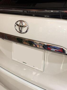 适用于丰田ESTIMA普瑞维亚后饰条电镀款尾门装饰条后备箱装饰亮