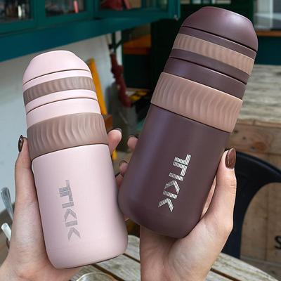 TKK新款保温杯不锈钢316直饮弹盖杯冬季大容量真空杯防烫