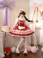 Original genuine Lolita [Naming in Progress] Christmas and New Year lo dress, sweet and cute princess style jsk Lolita thumbnail 5