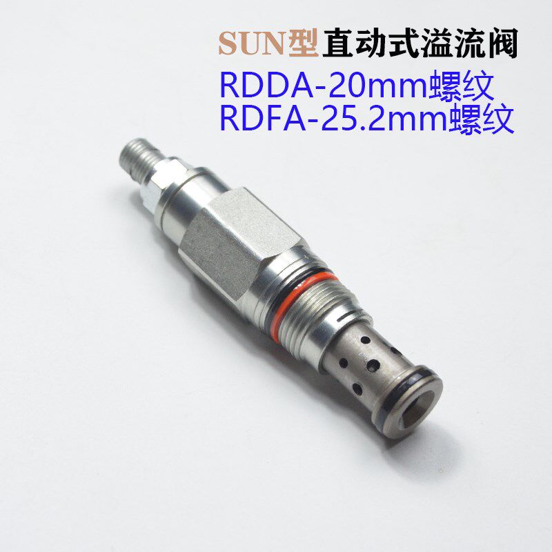 螺纹插装直动式溢流阀RDDA RDFA 替代SUN型RDBA