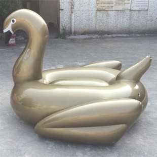 热销充气白天鹅金天鹅坐骑浮排水上动物坐骑