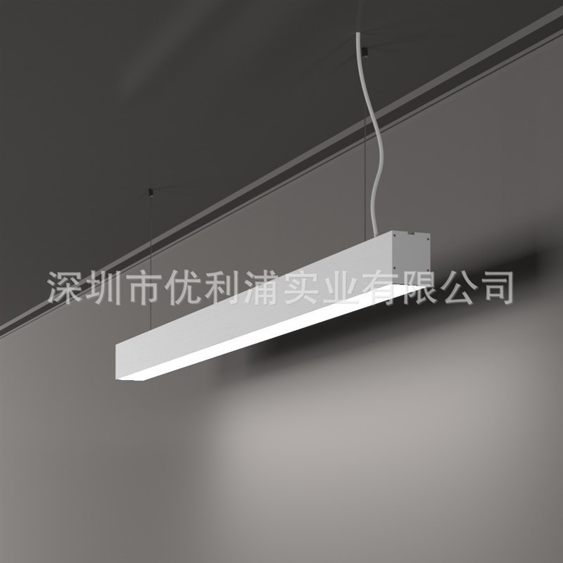 商业室内线条灯铝材线条灯吊装线条灯直条型硬灯条可拼接厂家直销