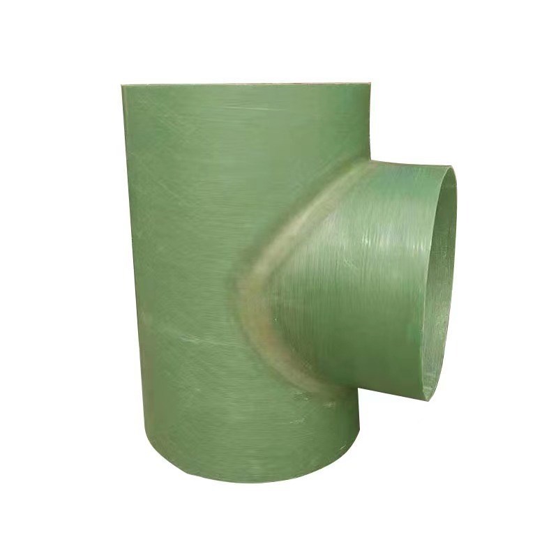 玻璃钢管道连接手糊 弯头法兰异形管件变径三通四通管道连接件